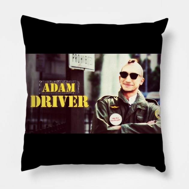 Adam "Taxi" Driver Pillow by sickboywolfgang