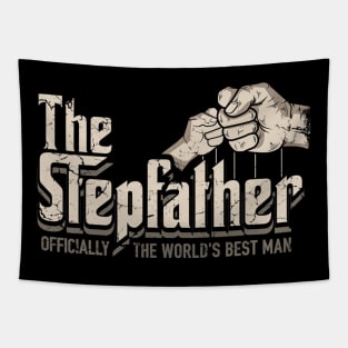 Funny Stepdad Gifts Stepfather Officially World's Best Tapestry