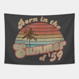 Born In The Summer 1959 61th Birthday Gifts Tapestry