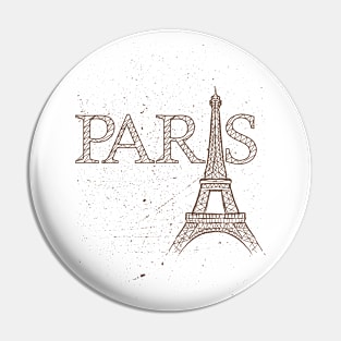 Paris - Vintage Art Pin