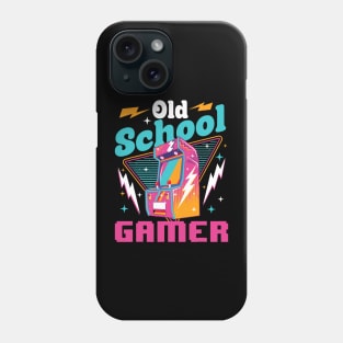 Old School Gamer - Game Lover Arcade Game Gaming Console Phone Case