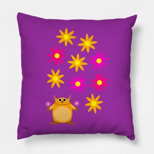 Flower Monster Pillow