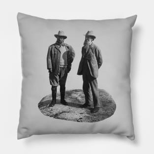 Theodore Roosevelt & John Muir at Glacier Point Pillow