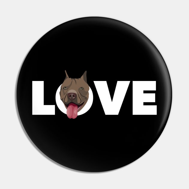 LOVE pitbull Pin by keeplooping