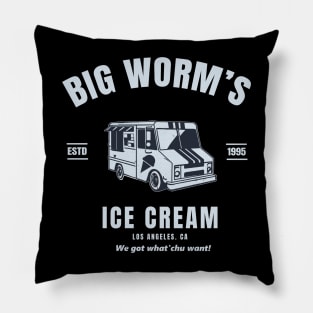 Big Worm’s Ice Cream Vintage Texture Pillow