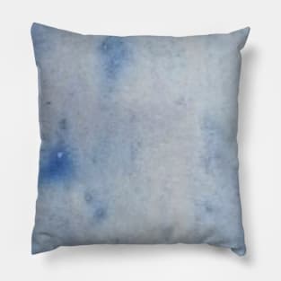 Blue watercolor gradient design Pillow