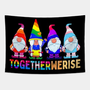 We Rise  Gnome LGBTQ Equality Ally Pride Tapestry