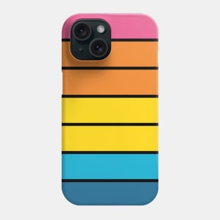 color bars pattern Phone Case