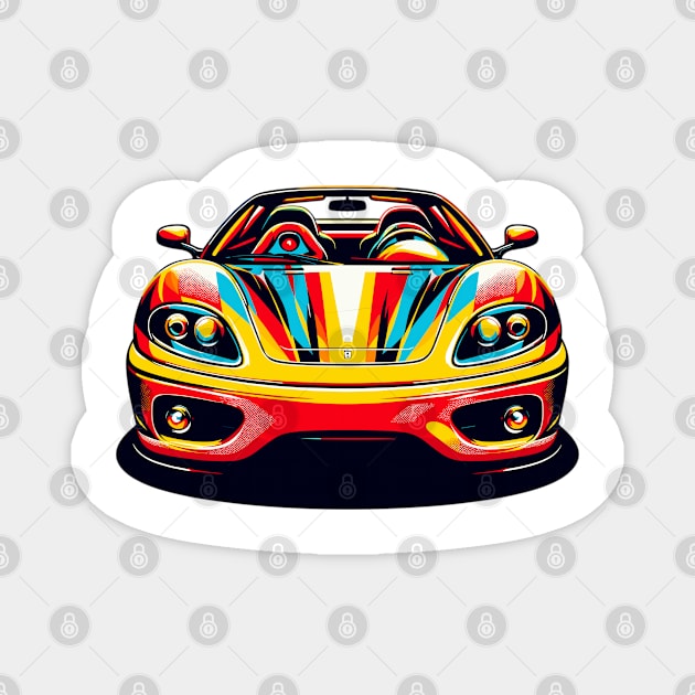 Ferrari 360 spider Magnet by Vehicles-Art