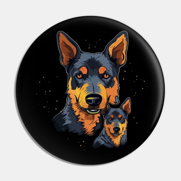 Australian Cattle Dog Fathers Day Pin by JH Mart