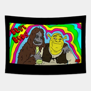 Sassy The Sasquatch Best Friend Tapestry