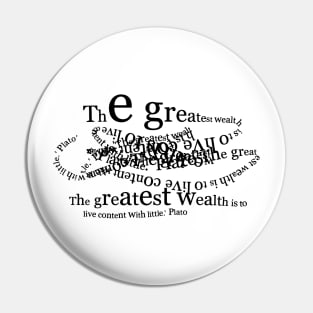 The Greatest Wealth Pin