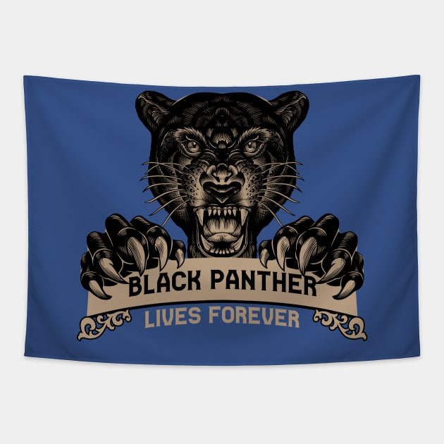 Black Panther Tapestry by Javio