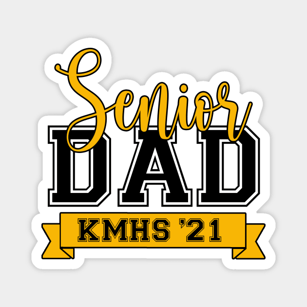 GTV 2021 Senior Dad Magnet by GTV 2021