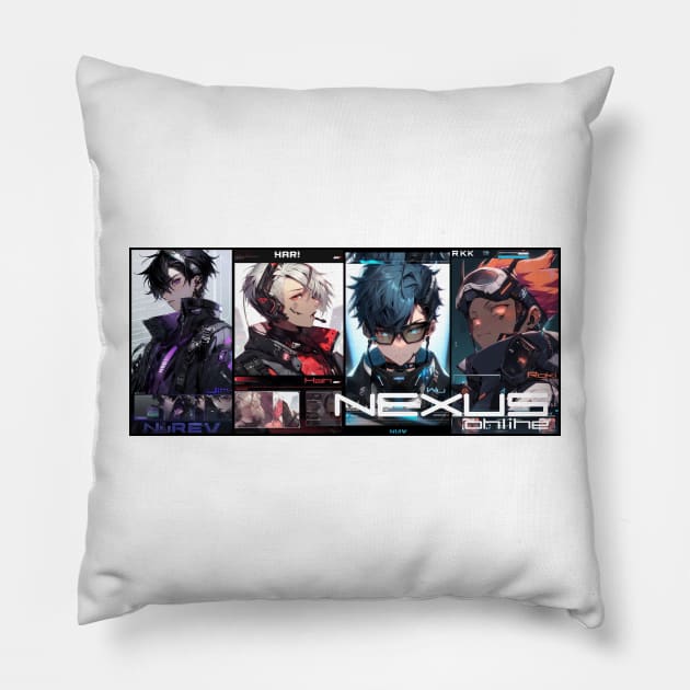 NEXUS ONLINE - NuREV ICONS Pillow by michaelkanouse