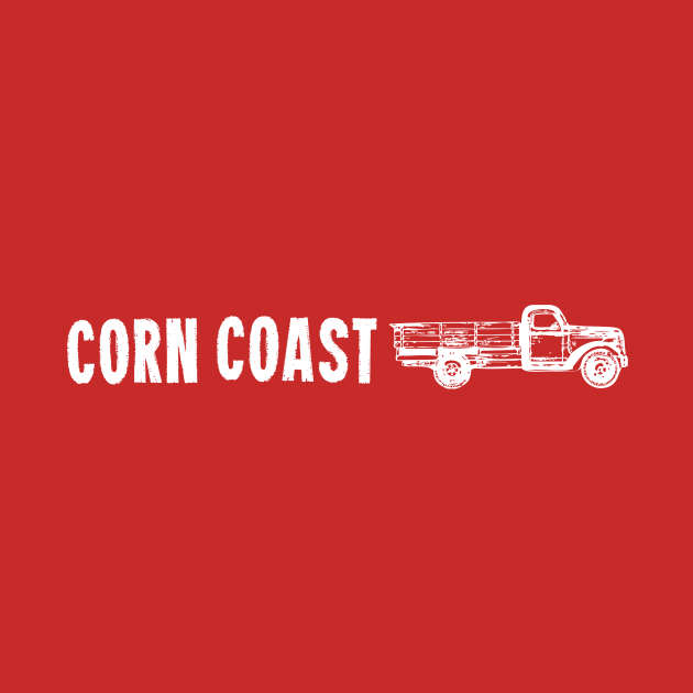 Corn Coast Truck Nebraska T-shirt by Corn Coast