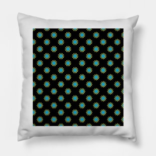 Pattern black flower mask Pillow