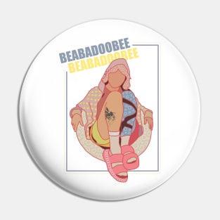 Beabadoobee Retro Colorful Design Pin