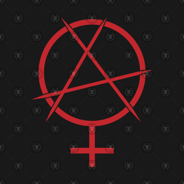 Feminist Anarchy Symbol Womens Rights T Shirt Teepublic 6813