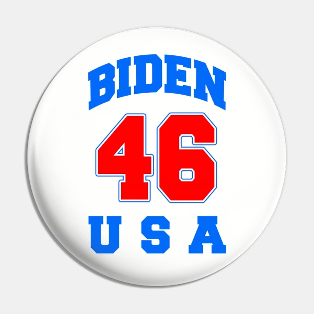 Biden 46 USA Pin by MotiviTees