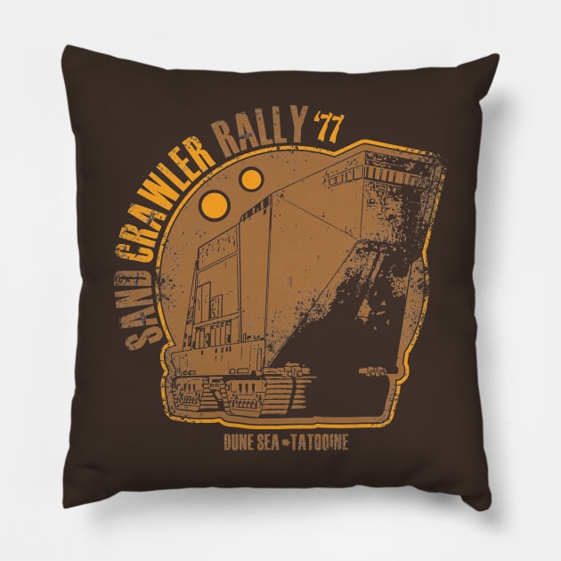 Vintage Sand Crawl Pillow by WarbucksDesign