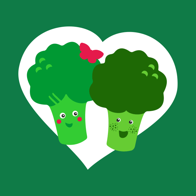 Broccoli in Love by XOOXOO