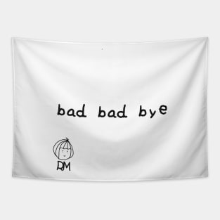 Bad Bad Bye - RM BTS Lyrics Black Version Tapestry