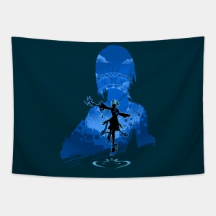 Keyblade Master Aqua Tapestry