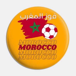 Morocco World Cup 2022 Pin