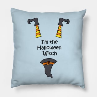 Happy Halloween Witch Pillow
