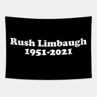 Rush Limbaugh 1951-2021 Tapestry