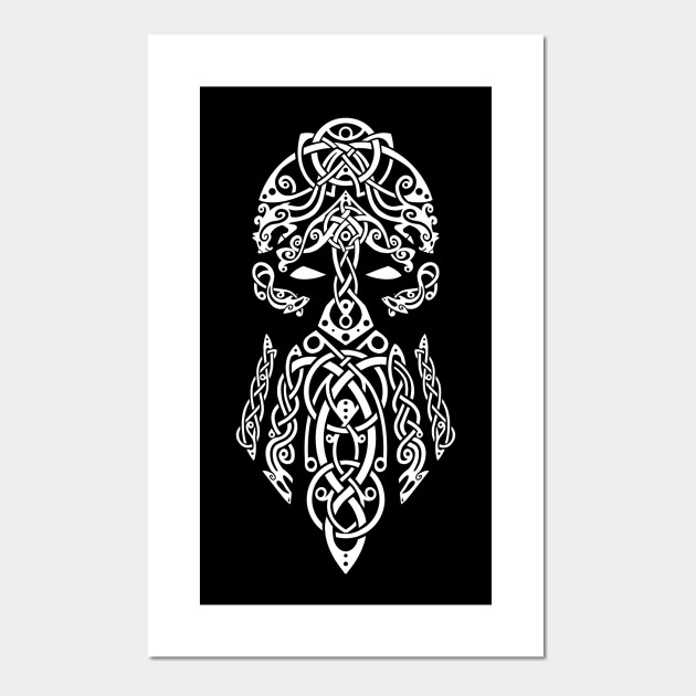 Tyr Norse God Symbol Tyr Norse God Of War Law And Justice White Tyr Norse God Tiwaz Rune Posters And Art Prints Teepublic tyr norse god of war law and justice white