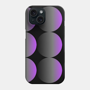 Purple Spheres Phone Case