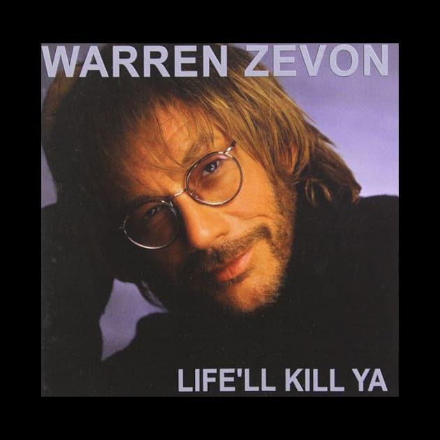 WARREN ZEVON MERCH VTG by Kiecx Art