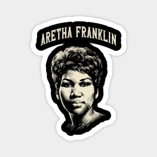 aretha franklin Magnet