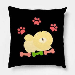 Cute Chow Chow Dog Pillow