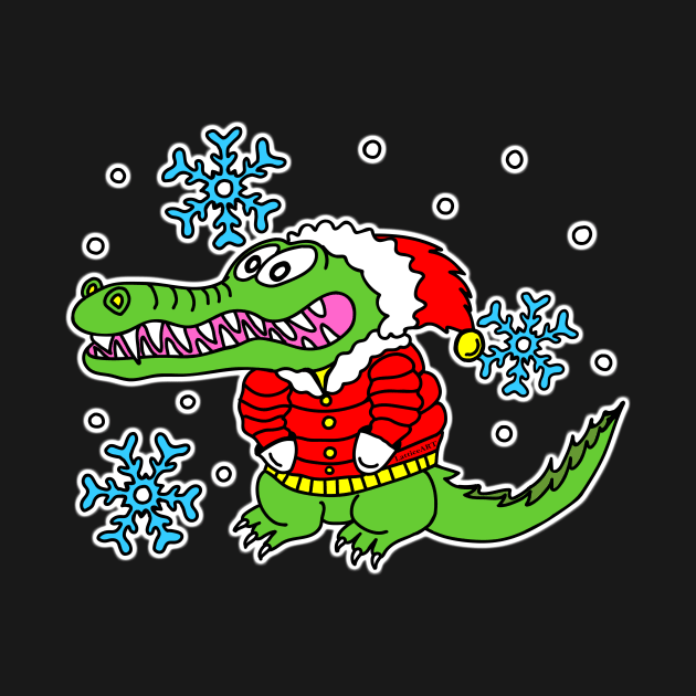 Freezing Alligator by LatticeART