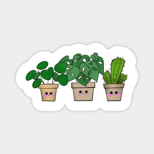 Happy house plants Magnet