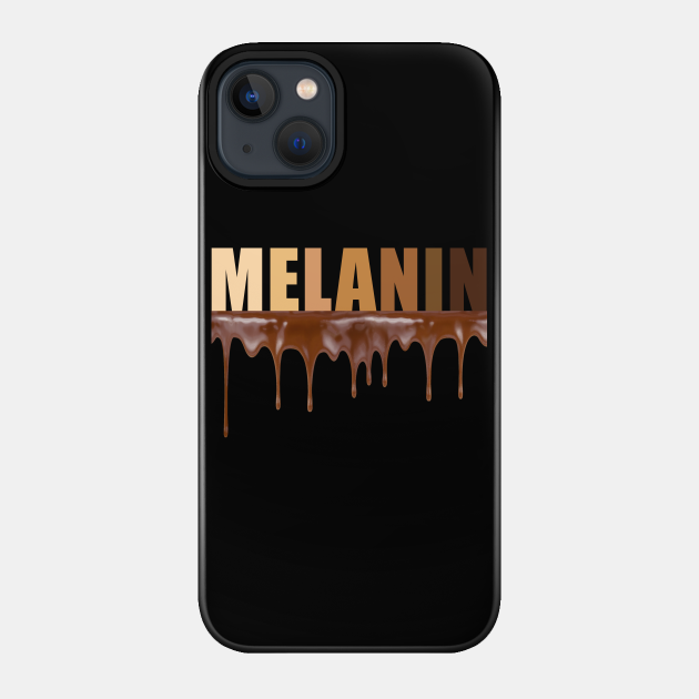 Melanin Shades Chocolate Black Pride Gift - Black Pride - Phone Case