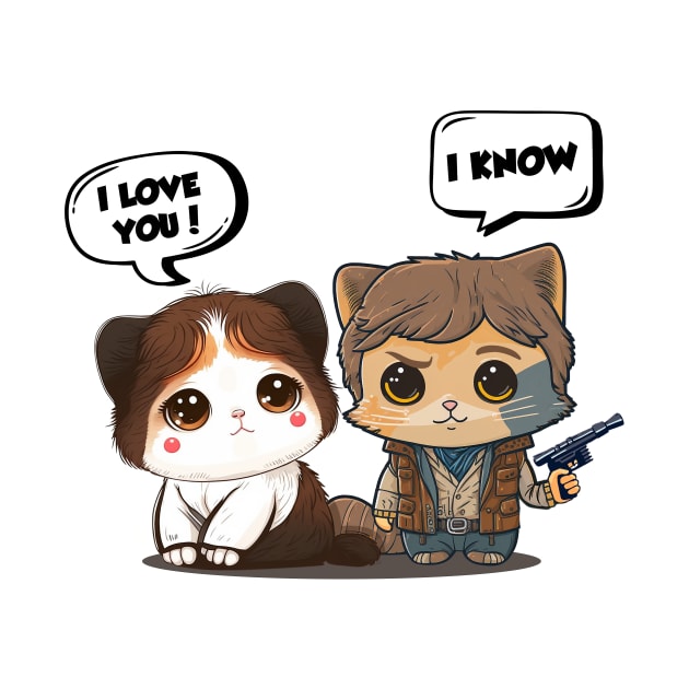 Space Opera Kitties - I Love You I Know -v2 by Shaani