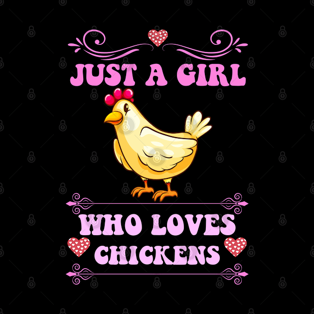 just a girl who loves Chickens by Eric Okore