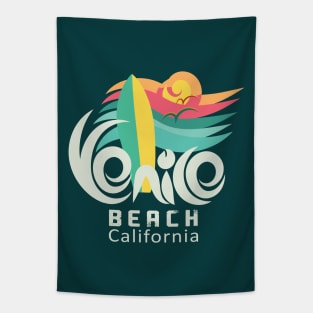 Venice beach surf and skate paradise (light colors) Tapestry