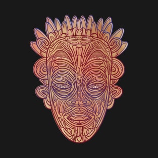 Female Wooden Mask T-Shirt