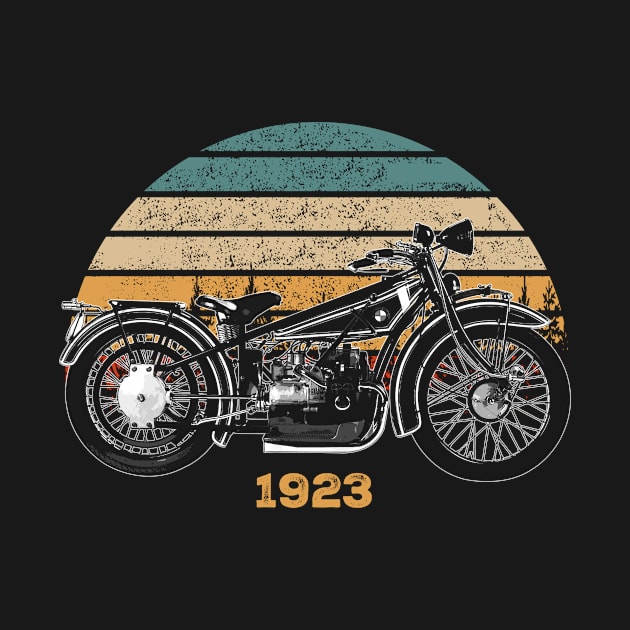 1923 R32 Vintage Motorcycle Design by Madisen Harvey