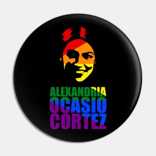 Alexandria Ocasio Cortez Shirt Pin