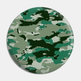 Green Camo Pin