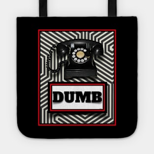 DUMB PHONE I LOVE YOU Tote