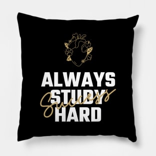 Always Study Hard Successl - Medical Student in Medschool Pillow