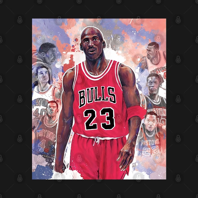 BASKETBALLART - THE MOMENT MJ by JORDAN-ART23