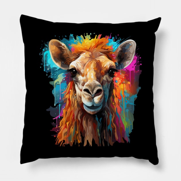 Camel Rainbow Pillow by JH Mart